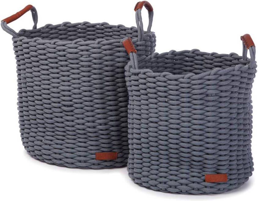Kidsdepot Korbo Set OpbergmandjesMist