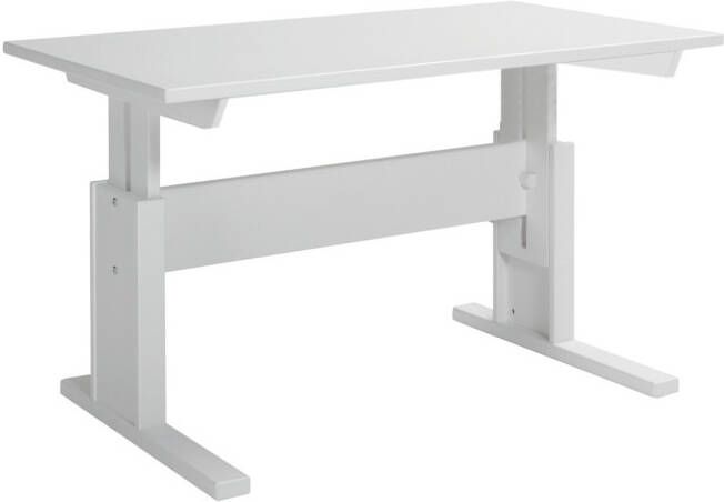 Lifetime Life Time Bureau In Hoogte Verstelbaar Wit Gelakt