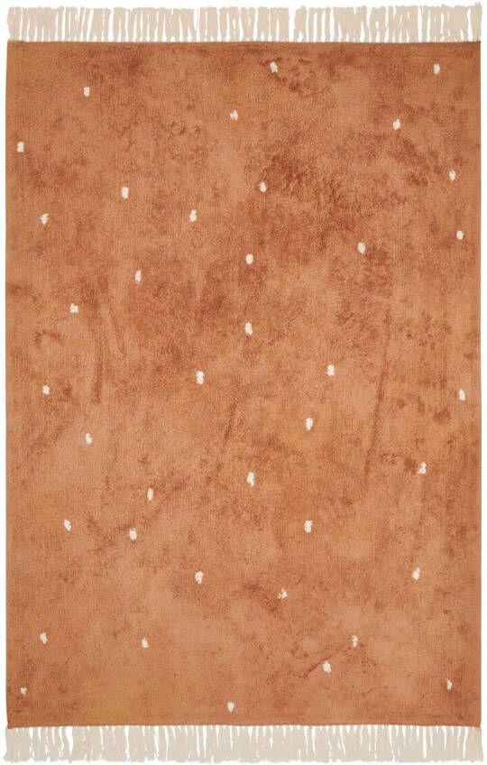 Little Dutch Vloerkleed Dot Pure Rust 170 x 120 cm