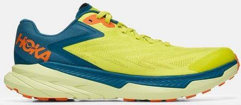 Hoka One Zinal Hardloopschoen Trail Geel