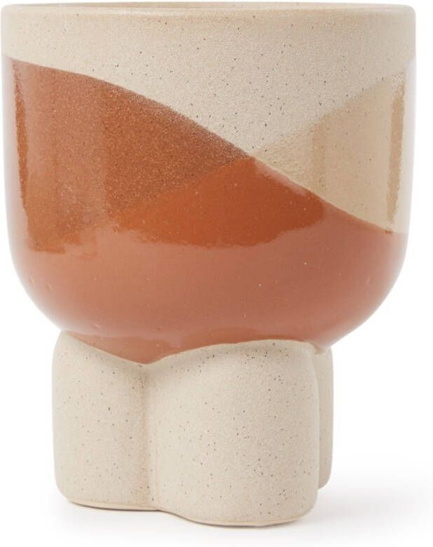 Bloomingville Iness bloempot van keramiek voor binnen Ø, 14 cm