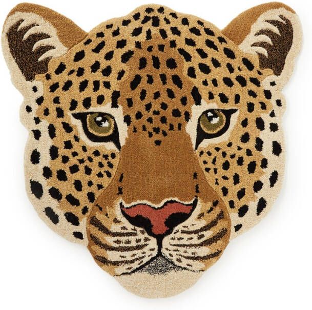 Doing Goods Himani Luipaard vloerkleed 105 x 100 cm