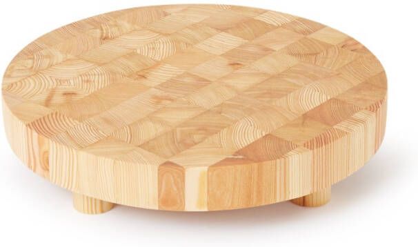 ferm LIVING Chess S snijplank van lariks hout 30 cm