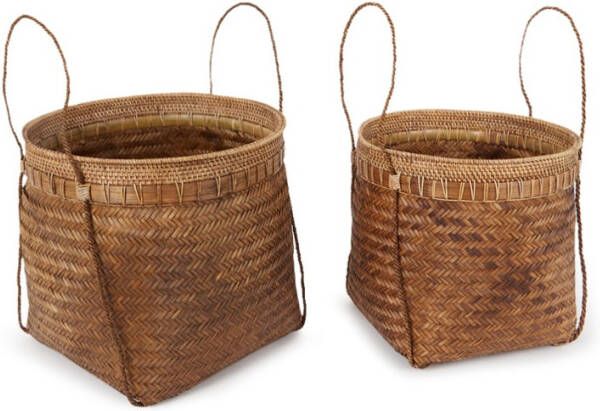 House Doctor Balie opbergmand 45 cm set van 2