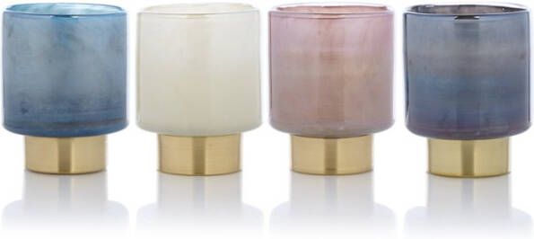 Pols Potten Belt waxinelichthouder 4 delig 13 cm