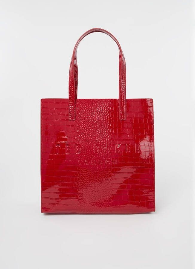Ted Baker Croccon shopper met crocostructuur