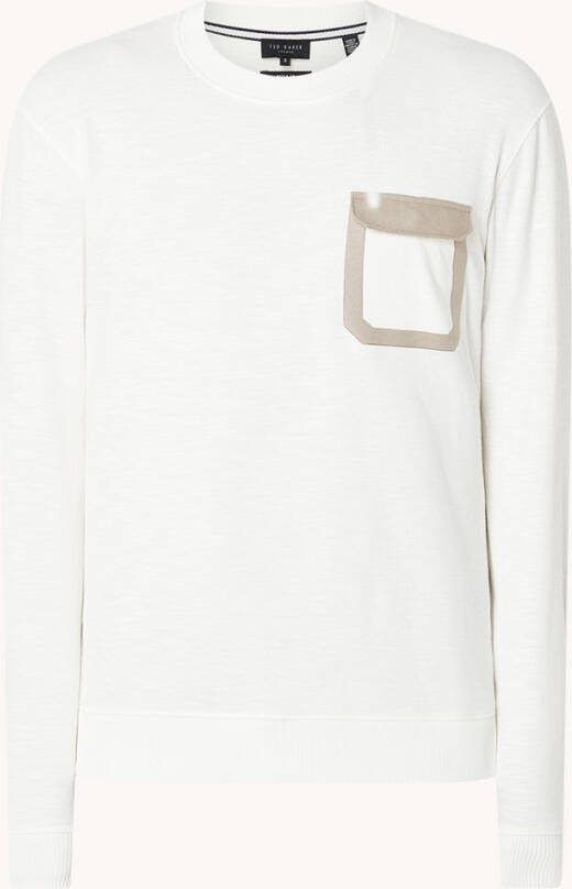 Ted Baker Escana sweater met ronde hals en borstzak