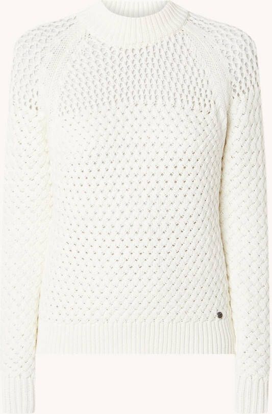 Ted Baker Hawick kabelgebreide trui met ronde hals