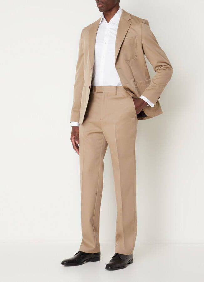 Ted Baker Heddont straight fit pantalon van wol