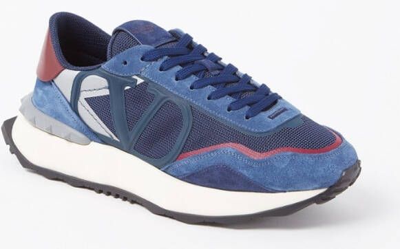 Valentino Netrunner sneaker met details van mesh en suè, de