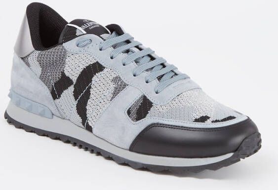 Valentino Rockrunner sneaker met leren details