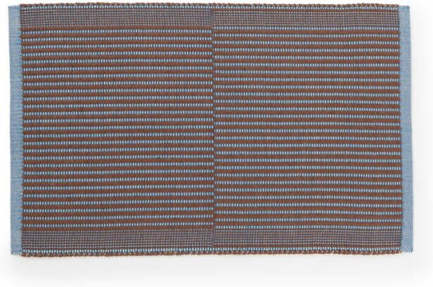 HAY Tapis Mat Chestnut/Blauw