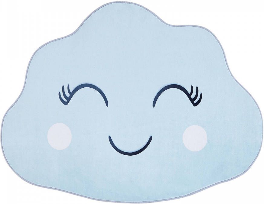 Beliani Cumulus Kindervloerkleed blauw polyester