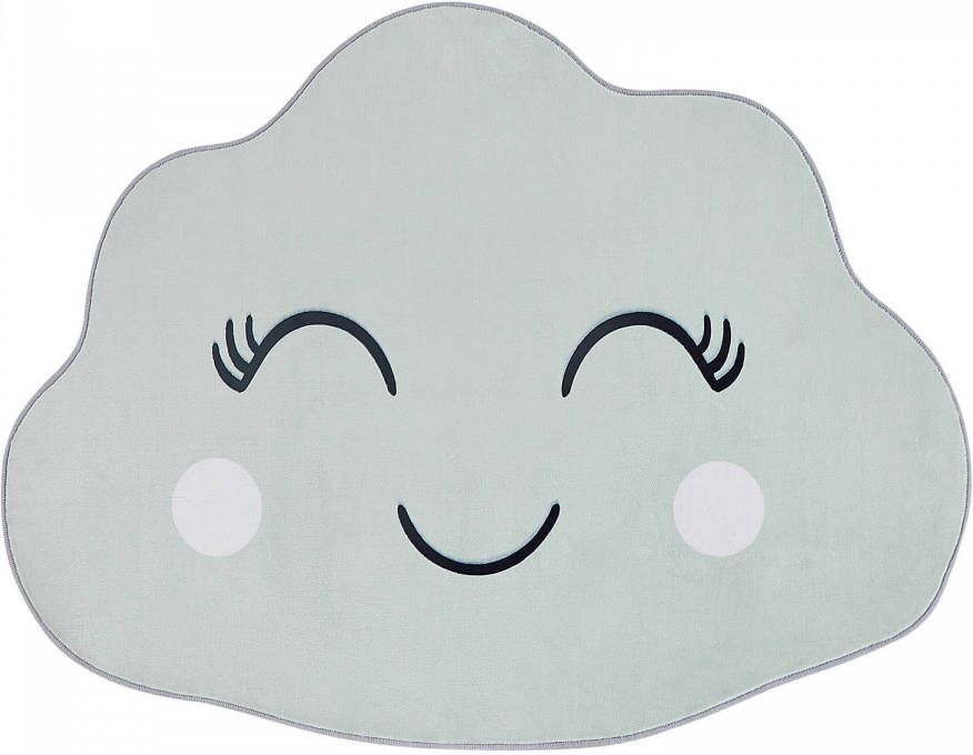 Beliani Cumulus Kindervloerkleed groen polyester