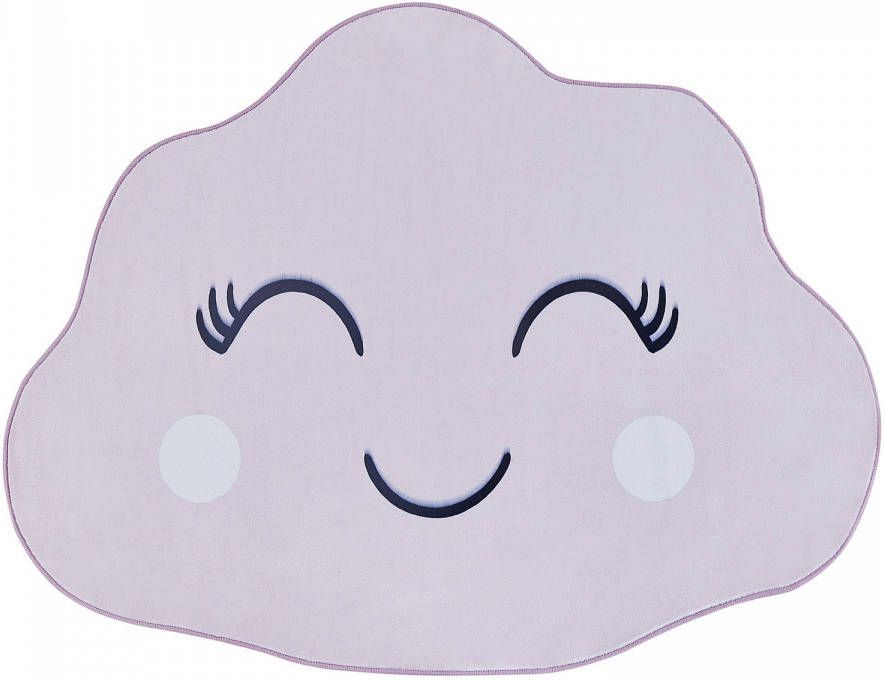 Beliani Cumulus Kindervloerkleed roze polyester