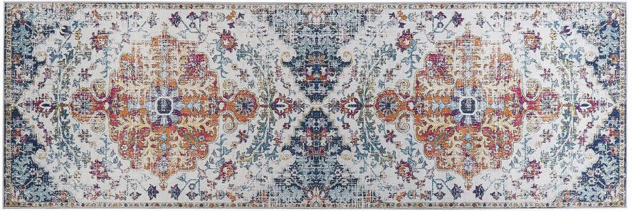 Beliani Loper ENAYEM Multicolor polyester 80x240 cm Leen Bakker