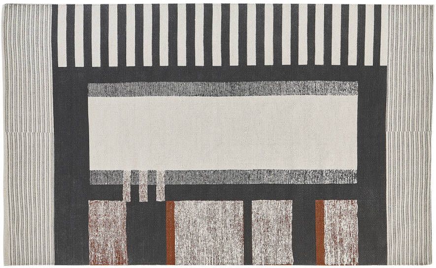 Beliani Kakinada Laagpolig multicolor katoen