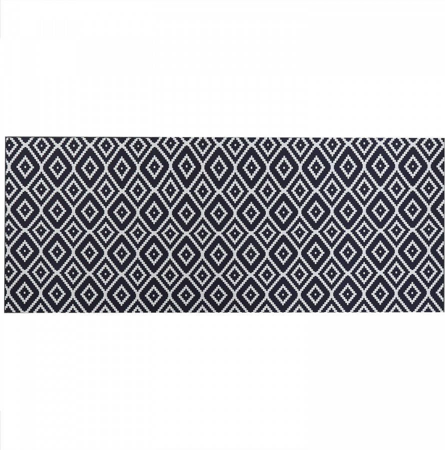 Beliani Karungal Loper zwart polyester