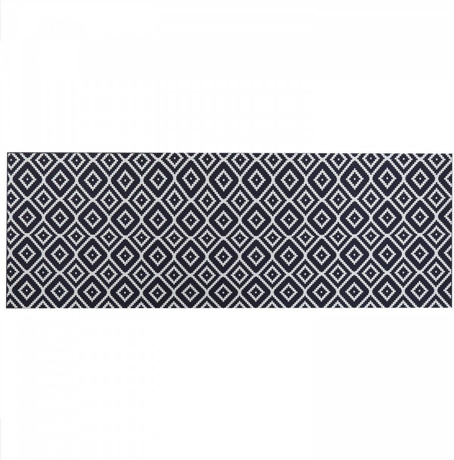 Beliani Karungal Loper zwart polyester