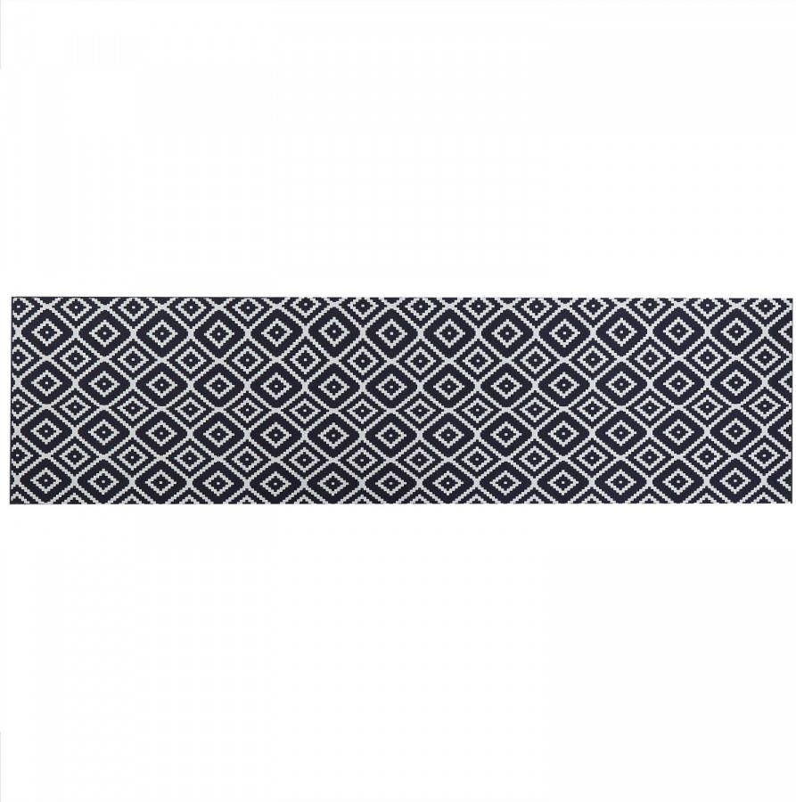 Beliani Karungal Loper zwart polyester