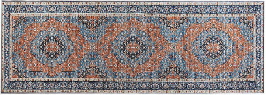 Beliani Midalam Loper blauw polyester