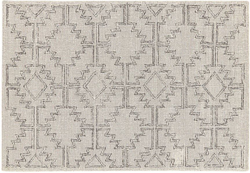 Beliani Urla Gevlochten beige wol