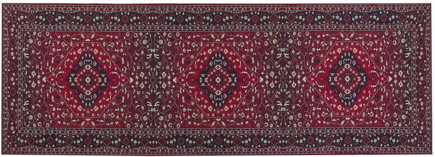 Beliani Vadkadam Loper rood polyester