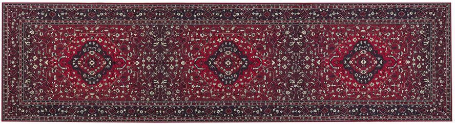 Beliani Vadkadam Loper rood polyester