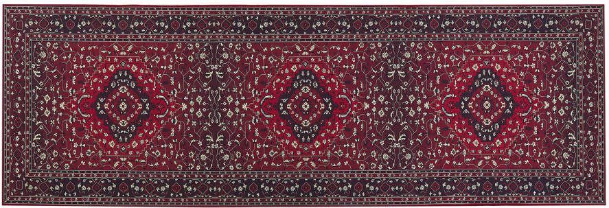 Beliani Vadkadam Loper rood polyester