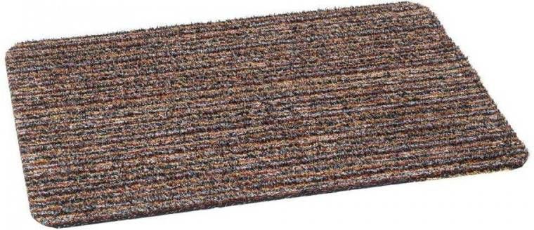 Strabox Droogloopmat Home Cotton Eco Rood Stripe 40x60 Cm