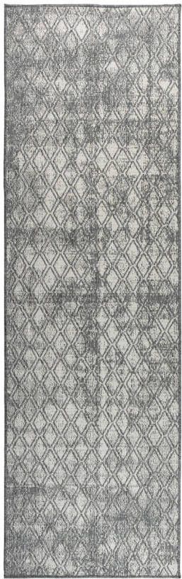 Eva Interior Buiten Loper Balkonkleed Dahl Grijs Dubbelzijdig - 80 X 250cm(M )