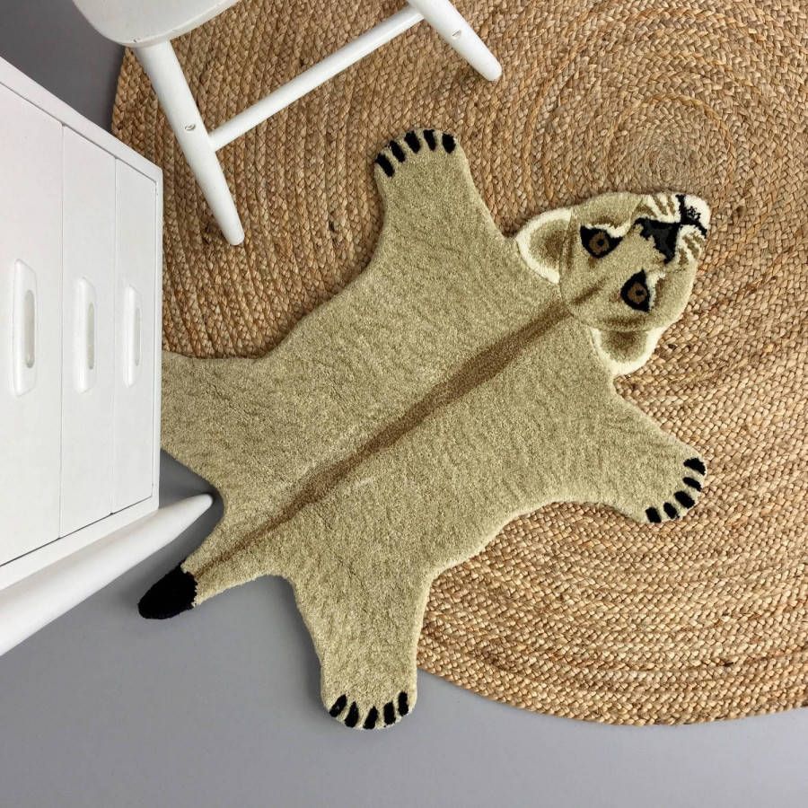 Eva Interior Kinderkamer Vloerkleed Leeuw 90 X 150 Cm(Xs )