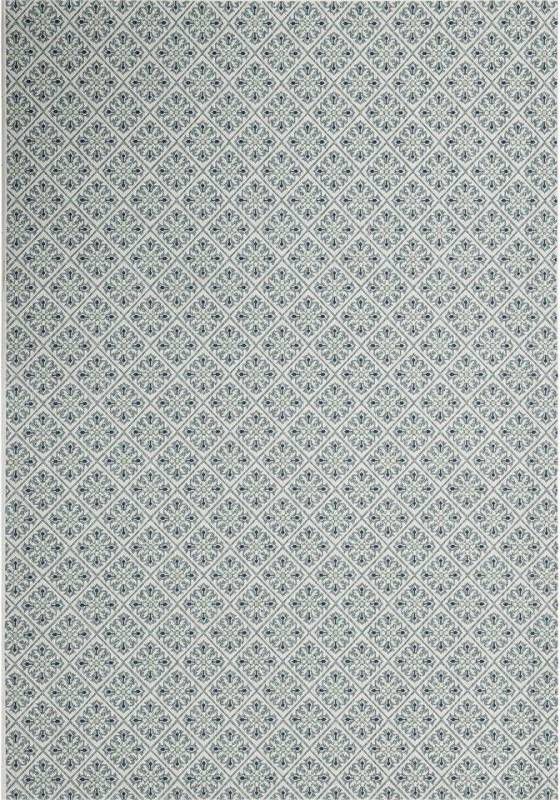 Garden Impressions buiten vloerkleed Tilo 120x170 vintage blue
