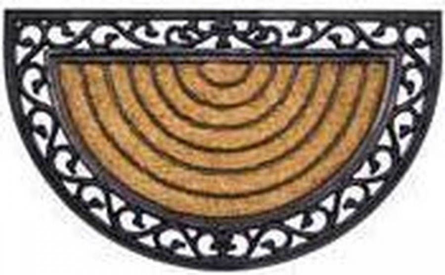 Hamat Deurmat Brush Halfround 45x75cm