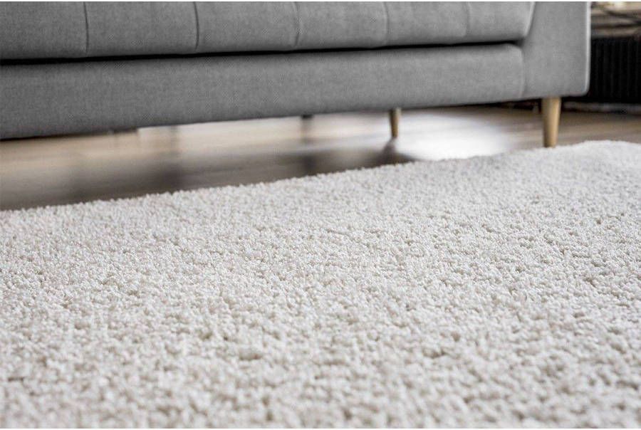 Interieur05 Hoogpolig Vloerkleed Wit Shaggy Collection 250 X 350 Cm(Xxl )