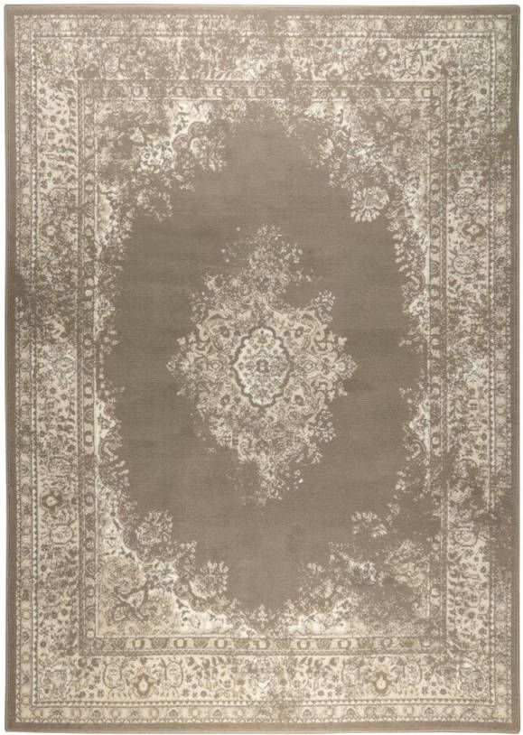 Interieur05 Vintage Vloerkleed Keshan taupe/Bruin 190 x 280 cm