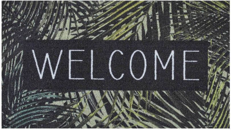 MD-Entree Md Entree Schoonloopmat Impression Leaves Welcome 40 X 70 Cm