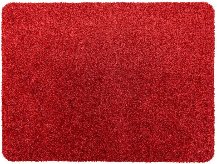 Wicotex Schoonloopmat Wash & Clean 80x120cm Rood