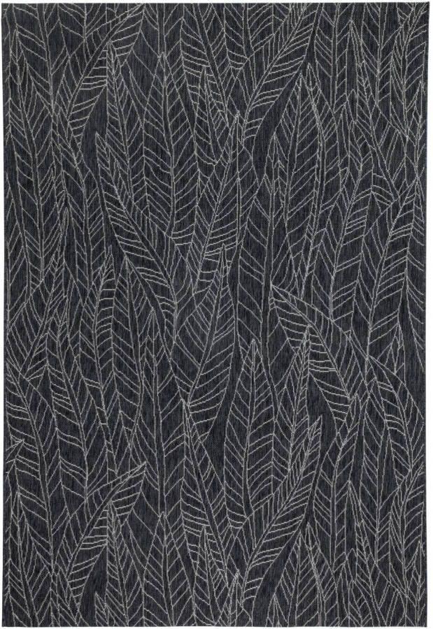 bonprix Binnen en buitenkleed met bladeren