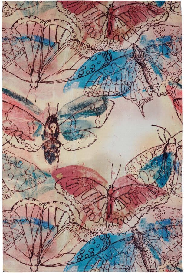 bonprix Binnen en buitenkleed met vlinders