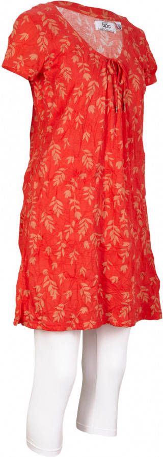 bonprix Jurk en capri legging met gerecycled polyester(2 dlg. set )