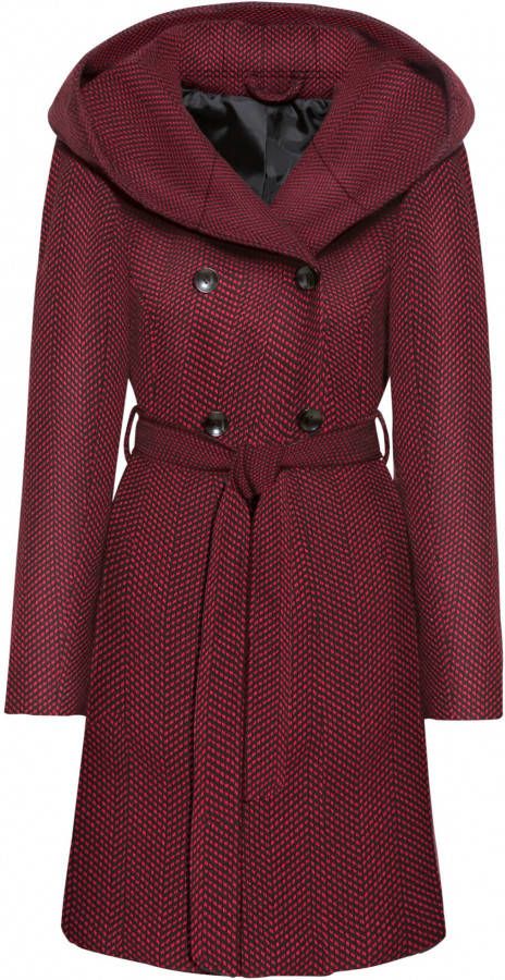 bonprix Korte coat met wol
