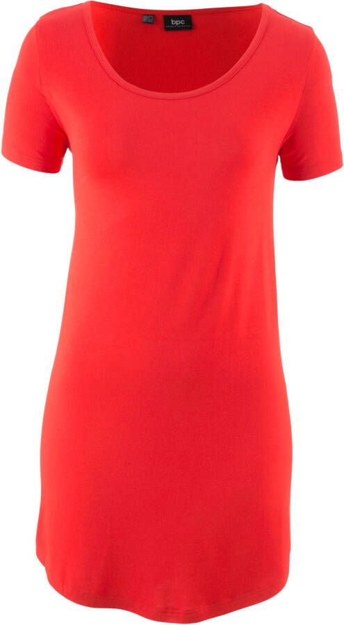 bonprix Longshirt van viscose, korte mouw