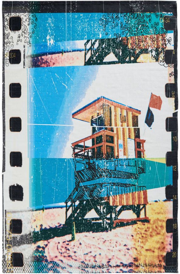 bonprix Binnen en buitenkleed met retro design