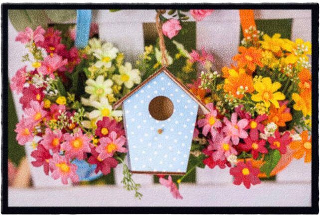 bonprix Deurmat met kleurrijke bloemen