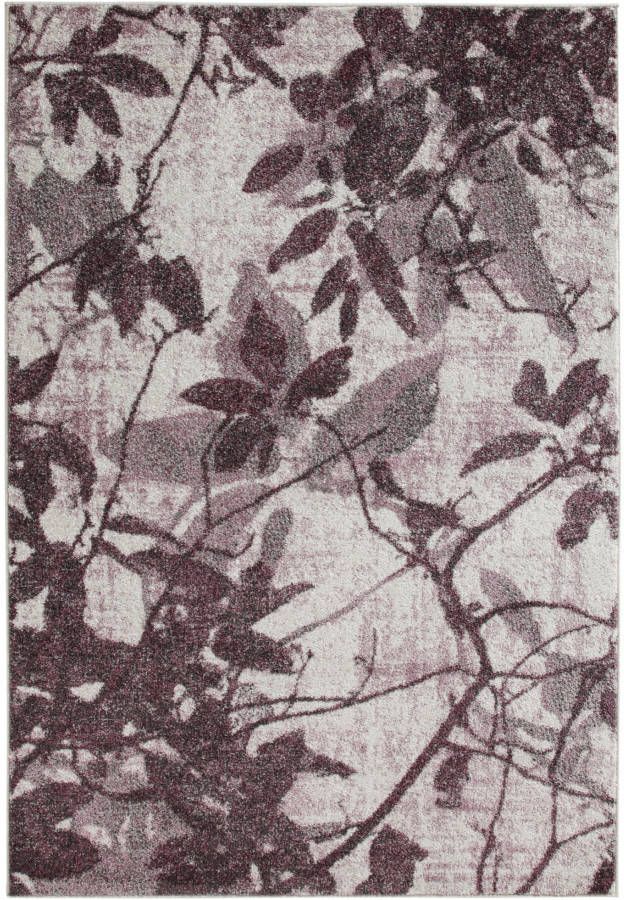 bonprix Vloerkleed met bladeren in vintage look