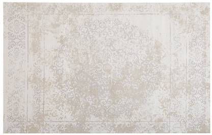 Beliani Beykoz Vloerkleed beige katoen