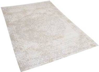 Beliani BEYKOZ Vloerkleed Beige Katoen 160 x 230 cm