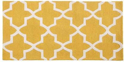 Beliani Silvan Vloerkleed Wol 80 X 150 Cm