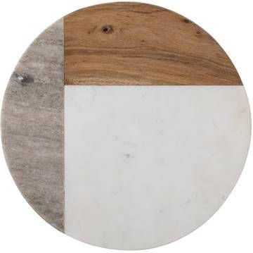 Bloomingville Olly Dienblad Wit Marmer